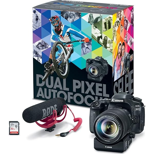 Amazon.com : Canon Video Creator Kit, EOS 80D with EF-S 18–135mm